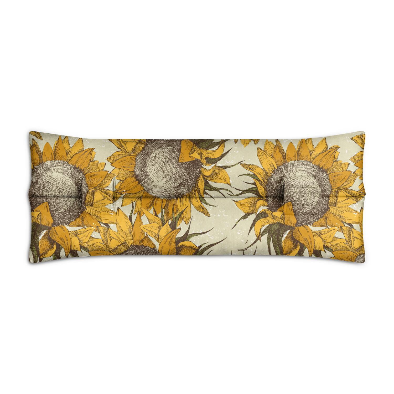 Country Chic Sunflower Seatbelt Pillow - Soft Mastectomy Cushion for Car - Vintage Floral Design for Post Surgery Recovery - Pressure Relief for Chest