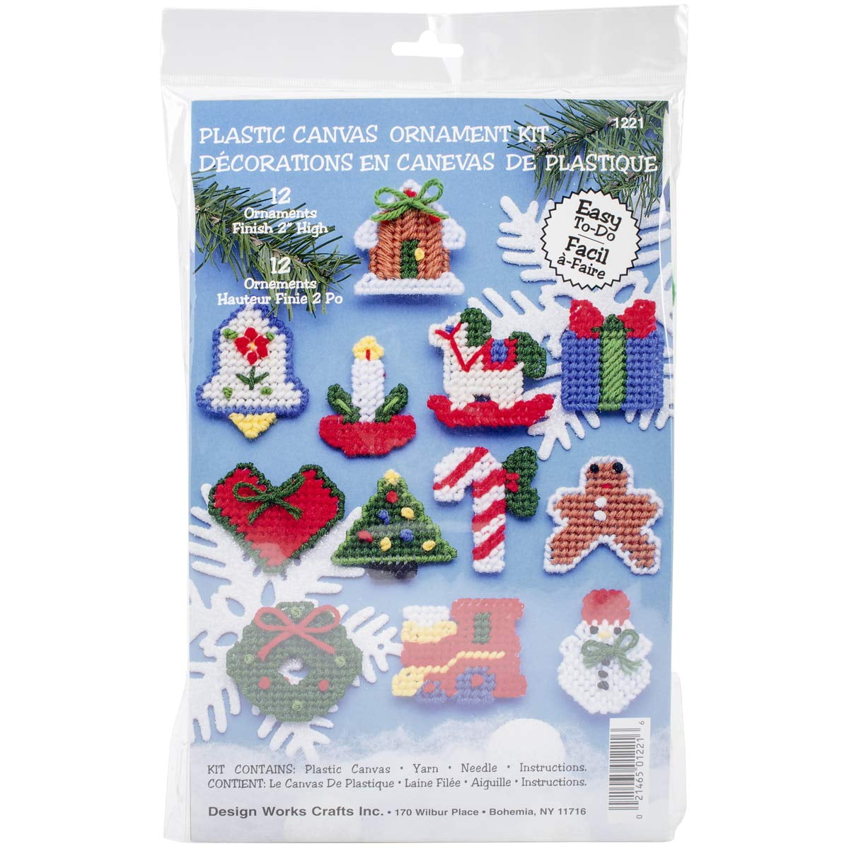 Juego de adornos navideños tradicionales de Canvas