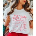 thumbnail image 1 of Country Christmas Tee Western Christmas Shirt Holly Dolly Christmas Shirt Nashville Christmas Tee Cowgirl Christmas Country Christmas Retro, 1 of 5