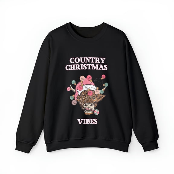 Country Christmas Vibes Unisex Heavy Blend™ Crewneck Sweatshirt