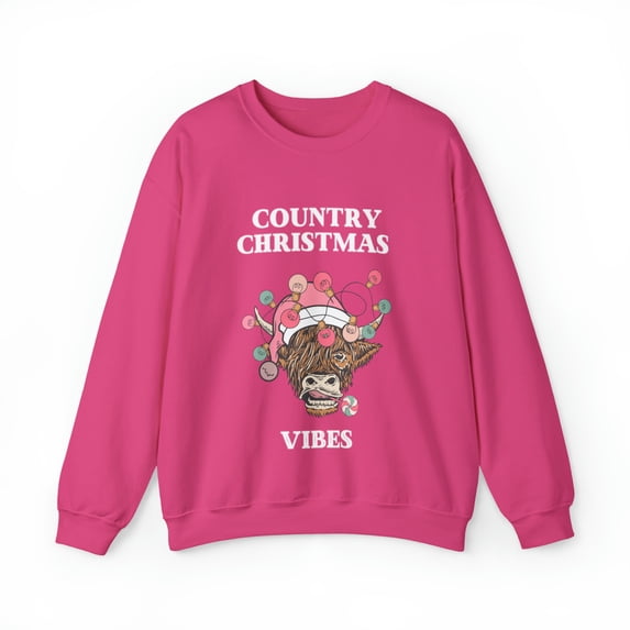 Country Christmas Vibes Unisex Heavy Blend™ Crewneck Sweatshirt