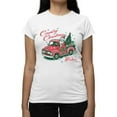 thumbnail image 1 of Country Christmas Wishes Truck Tee T-shirt Women's, 1 of 1