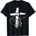 thumbnail image 1 of Country Church Music for Country Church Guitarist Musician T-Shirt Black X-Large, 1 of 3