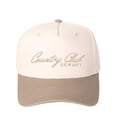 thumbnail image 1 of Country Club Cowboy Embroidered Patchwork Trucker Cap | Adjustable Unisex Snapback, Fusion Style Essential, 1 of 11