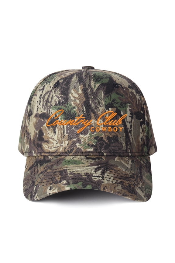 Country Club Cowboy Embroidered Patchwork Trucker Cap | Adjustable Unisex Snapback, Fusion Style Essential