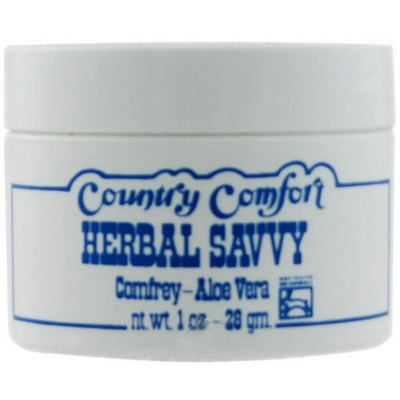 Country Comfort Herbal Savvy Comfrey, Aloe Vera, 1 Oz