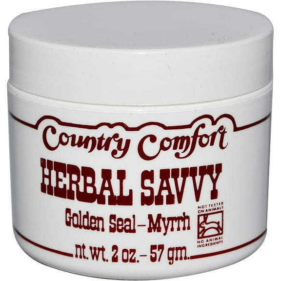 Country Comfort Herb Savvy-Goldenseal/Myrrh Salve 2 oz Cream