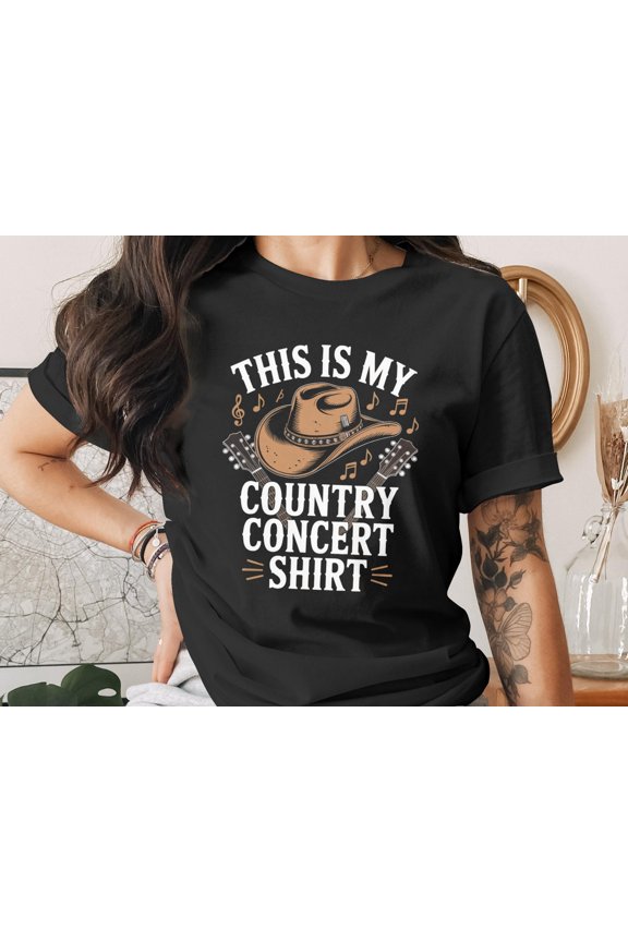 Country Concert T-Shirt,Sweatshirt,Hoodie, Unisex, This Is My Concert Shirt, Country Music Lover, Trending, Music Notes, Guitar