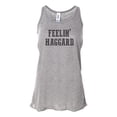 thumbnail image 1 of "Country Concert Tank, Feelin' Haggard, Country Music Racerback, Soft Bella Tank, Sublimation, Gift For Her, Country Music Lover, Racerback, Athletic Grey, SMALL", 1 of 1