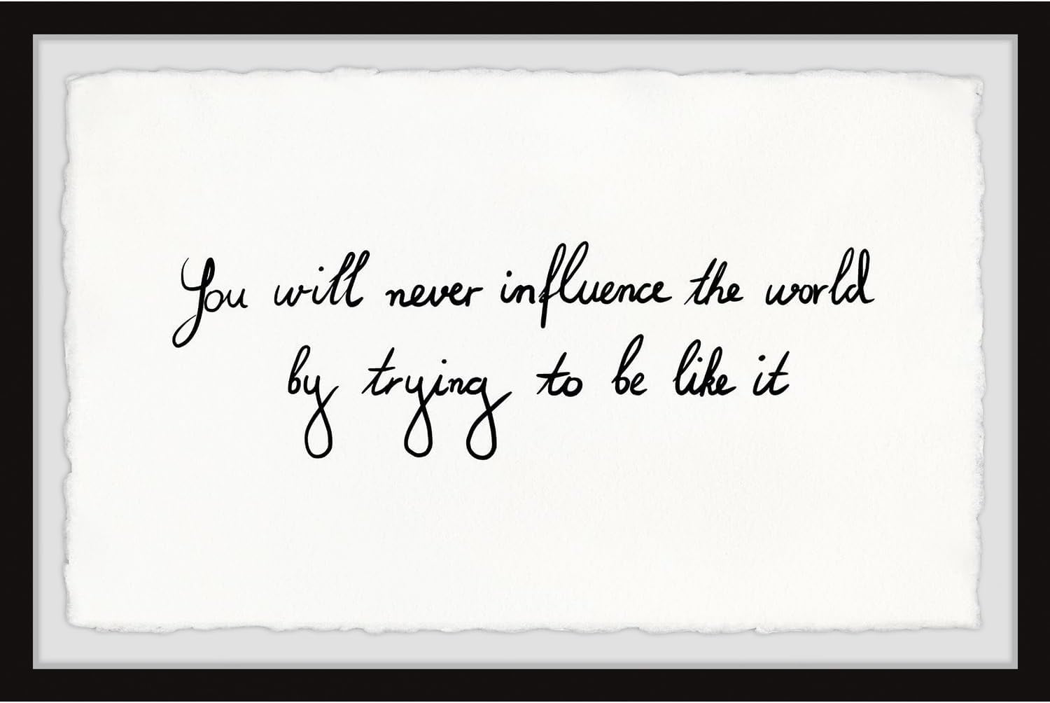 Country Cottage Influence The World Framed Painting Print, Canvas Art ...