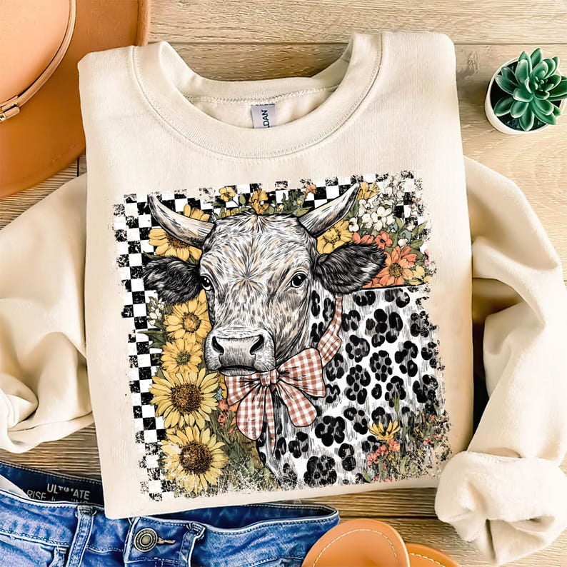 Country Girl Cow Print Skort