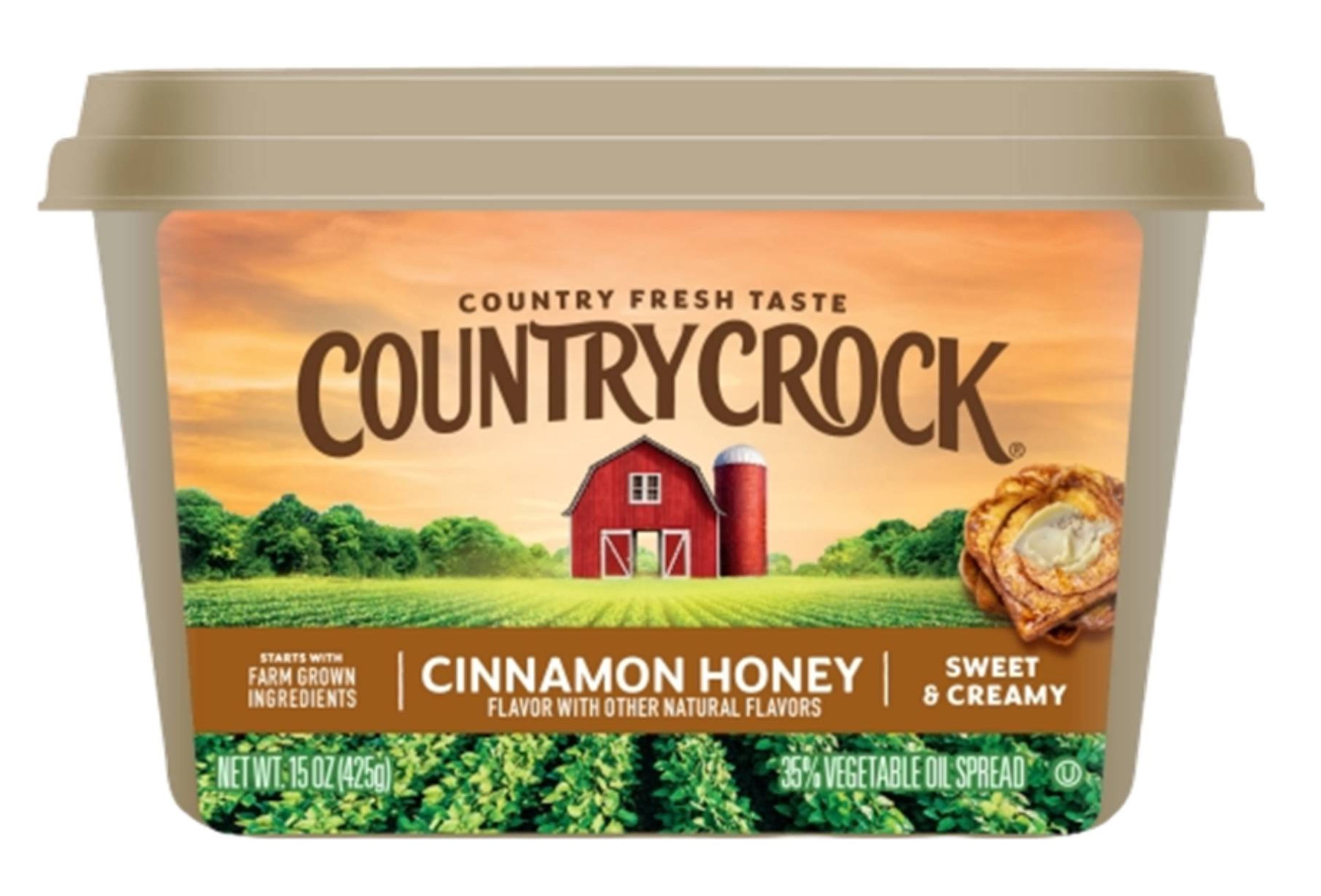 Country Crock Cinnamon Honey Spread, 15 oz Tub