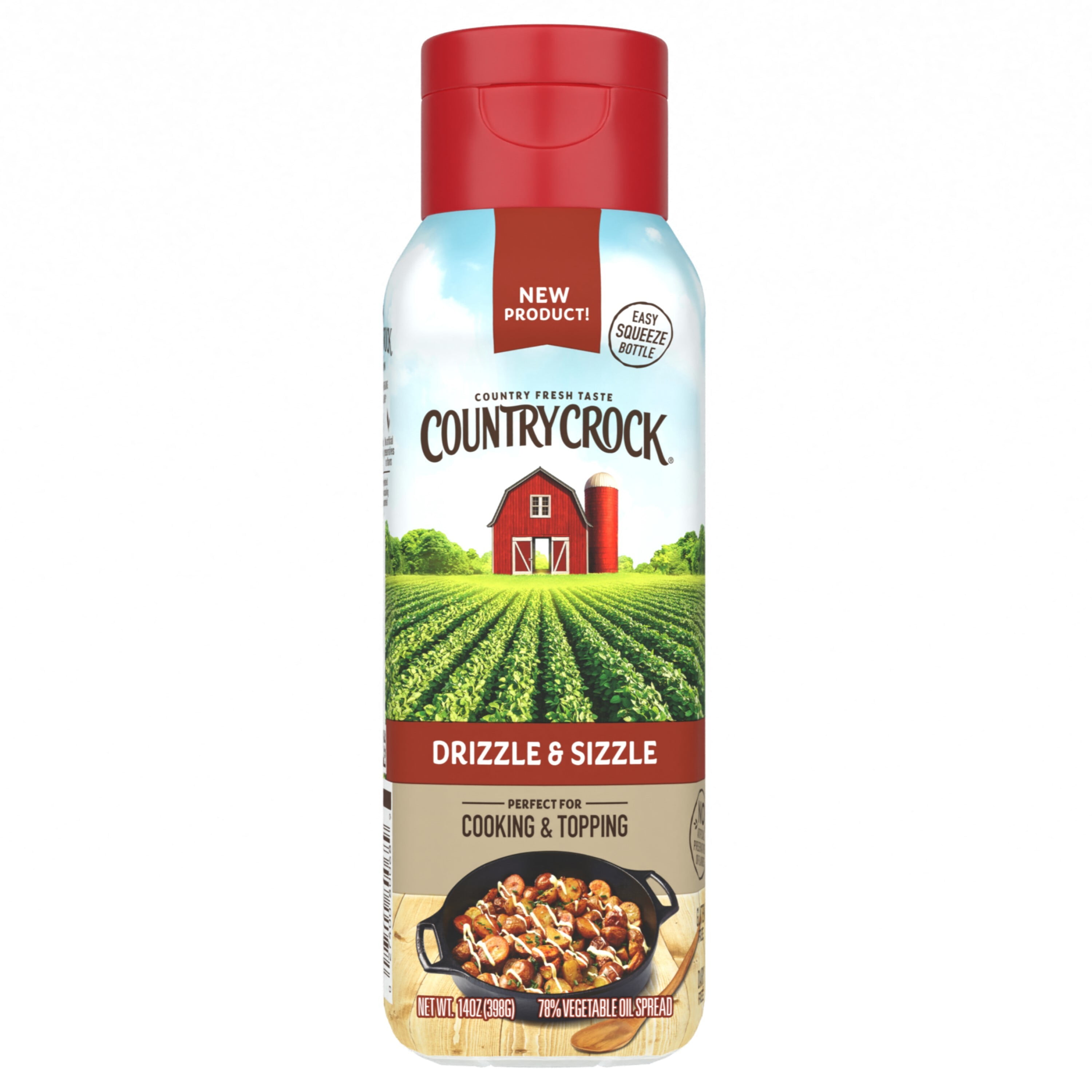 Country Crock Drizzle and Sizzle 14oz Bottle-Pack Of 2