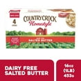 thumbnail image 1 of Country Crock Homestyle Dairy Free Butter Salted Sticks, 16 oz, 4-pack, 1 of 7