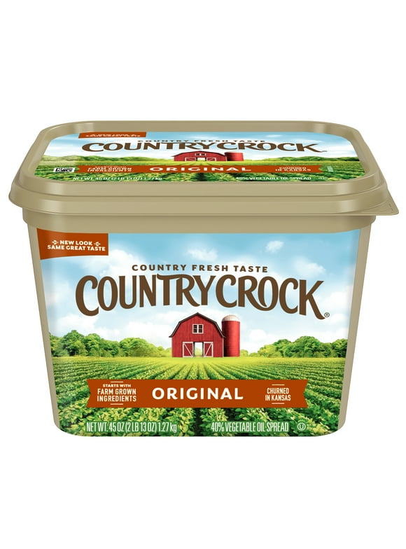 Country Crock Original Vegetable Oil Spread, 45 oz Tub (Refrigerated)