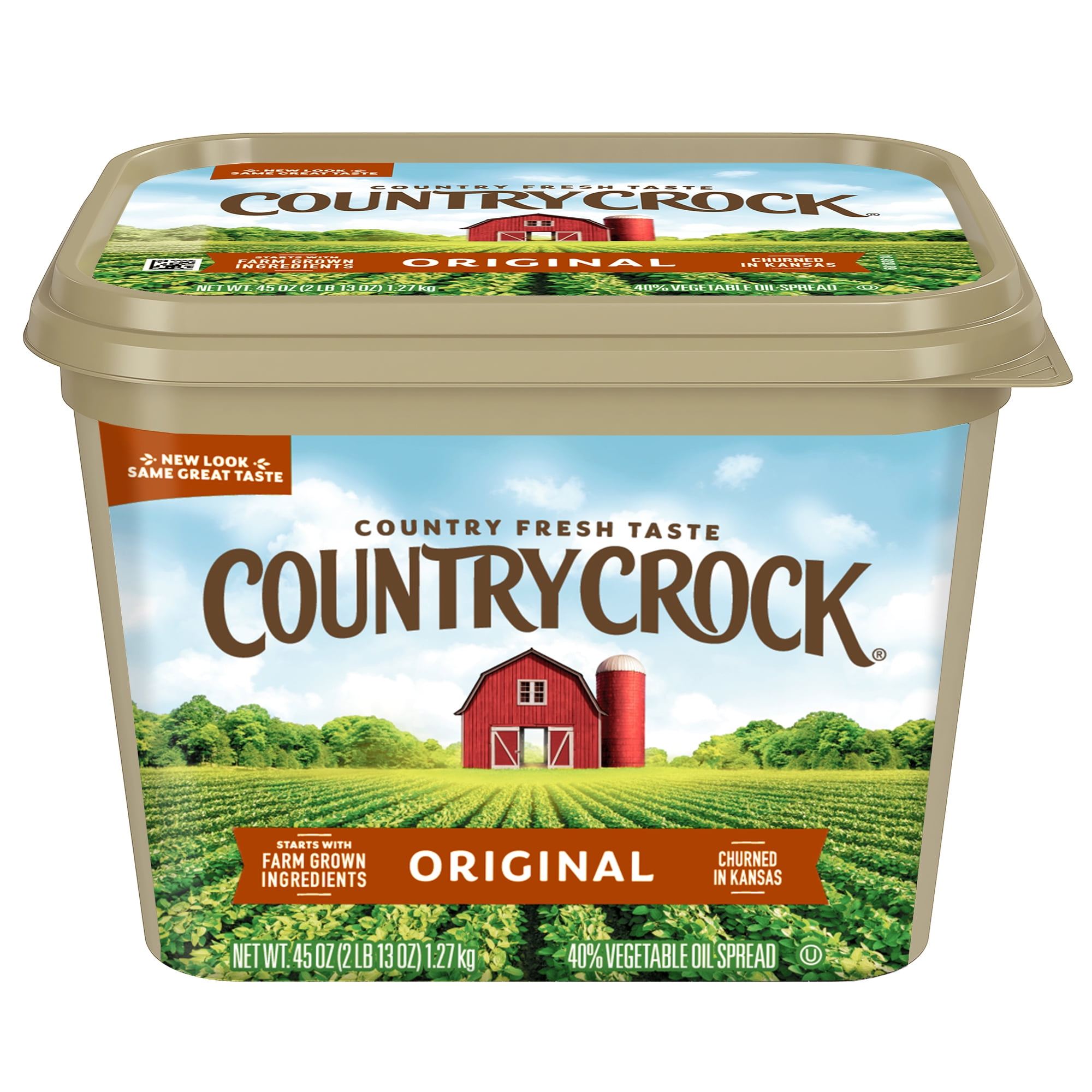 Country Crock Original Vegetable Oil Spread, 45 oz Tub