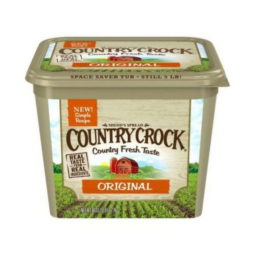 Country Crock Original Vegetable Oil Spread, 5 Pound - 6 per case.