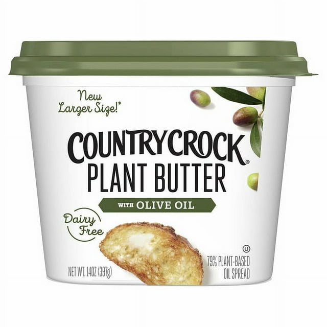 Country Crock Plant Butter with Olive Oil, 14 oz Tub (Refrigerated)