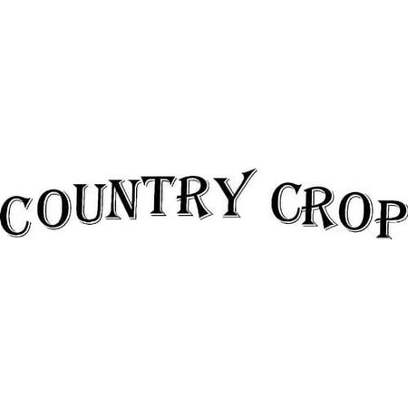 Country Crop Vinyl Wall Art, Farmer, Vineyard, Harvest, Fall