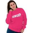 thumbnail image 1 of Country Cutie Southern Cowgirl Women Plus Size Crewneck Sweatshirt Brisco Brands 5X, 1 of 5