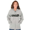 thumbnail image 1 of Country Cutie Southern Cowgirl Womens Plus Size Graphic Zipper Hoodie Brisco Brands 4X, 1 of 5
