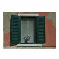 thumbnail image 1 of Country Cutting Board, Old Italian Stone House with Medieval Style Shutters Image of Colorful Flowers, Decorative Tempered Glass Cutting and Serving Board, Small Size, Green Grey Red, by Ambesonne, 1 of 1