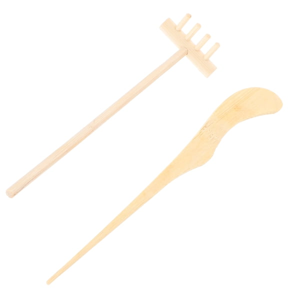 ifundom Zen Garden Rake Tool Set with Wooden Accessories for Relaxation and Stress Relief, Perfect for Home and Office