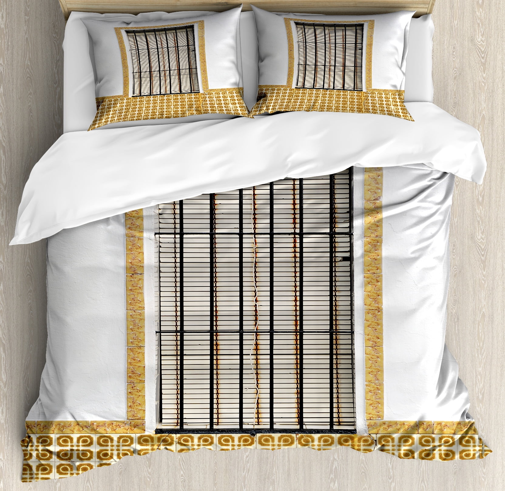 Country Duvet Cover Set, Image of Modern Spanish Window and Shutters ...