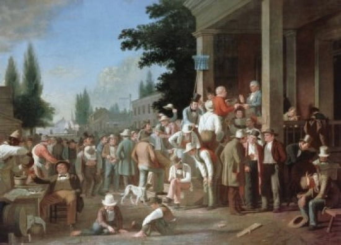 Country Election George Caleb Bingham (1811-1879 American) Canvas Art - George Caleb Bingham (24 x 36)