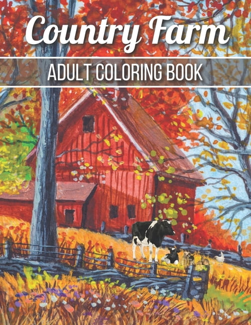 Country Town Coloring Book: An Adult Coloring Book Featuring Beautiful  Country Market, Charming Restaurant and Relaxing Cafe: Clark, Tony:  9798395542311: : Books