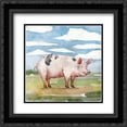 thumbnail image 1 of Country Farm I 2x Matted 20x20 Black Ornate Framed Art Print by Milan, Vittorio, 1 of 2