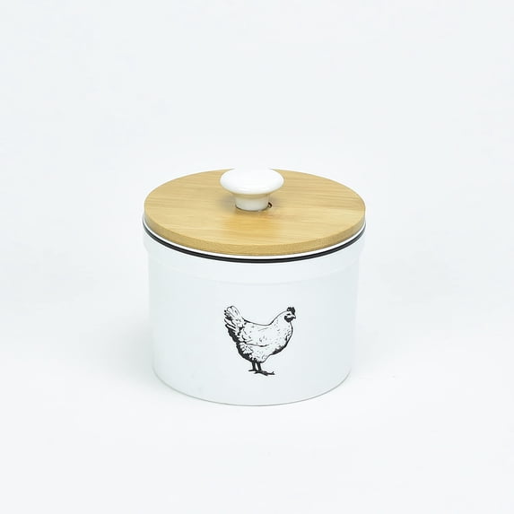Country Farm Kitchen Canister - Small with Rooster