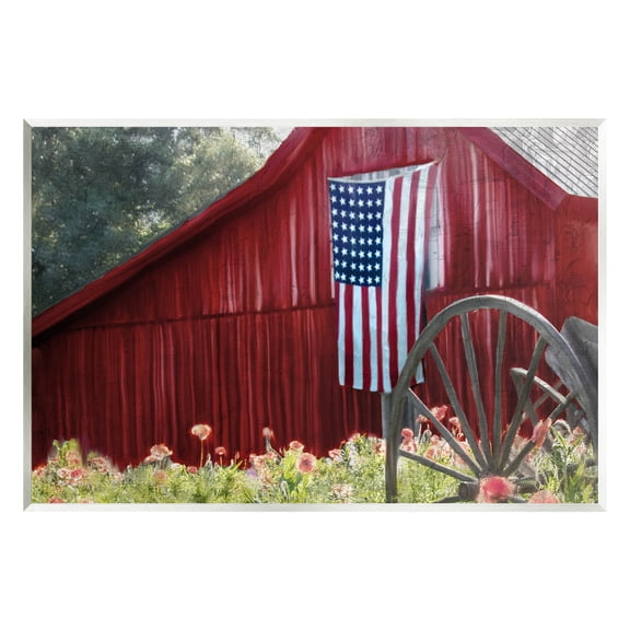 Country Farm Meadow Americana Town & City Graphic Art Unframed Art Print Wall Art