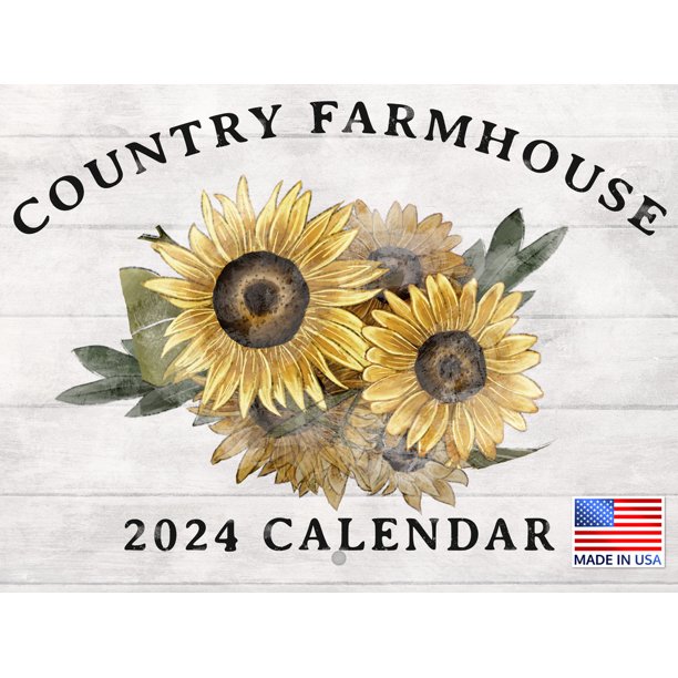 Country Farmhouse 2024 Wall Calendar