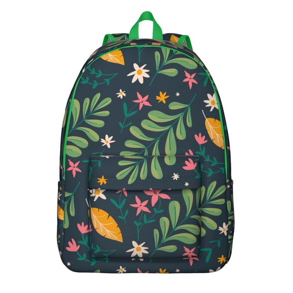 Country Farmhouse Floral Backpack – Rustic Bloom Pattern, Lightweight Travel Daypack with Comfortable Straps for Students and Teens