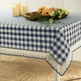 thumbnail image 1 of Country Farmhouse Plaid Buffalo Check Stain & Spill Proof Fabric Tablecloths - Assorted Colors & Sizes, 1 of 4
