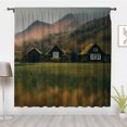thumbnail image 1 of Country Farmhouse Window Curtains, Modern Rural Scenery Window Treatments Blackout Curtains, For Bedroom living room privacy Decor(Rod Pocket), 1 of 5