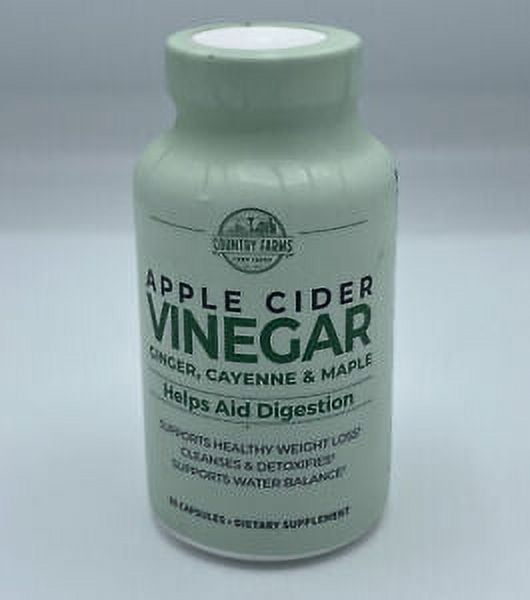 Country Farms Apple Cider Vinegar 500mg 90 Capsules Exp 3/2024