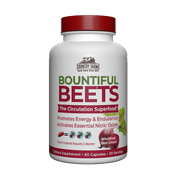 Country Farms Bountiful Beets Capsules, Whole Food Beet Root Powder, 90 Capsules