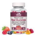 thumbnail interactive-video image 1 of Country Farms Fiber Care Prebiotic Gummies, 6g of Fiber Per Serving, FOS from Beets, Digestive Health, Supports Regularity, Mixed Fruit Flavor, 120 Gummies, 40 Servings, Multi, 1 of 8