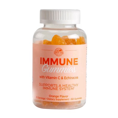 Country Farms Immune Gummies with Vitamin C and Enchinacea, 60 Ea, 3 Pack
