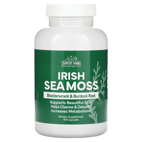 Country Farms Irish Sea Moss, 90 Capsules