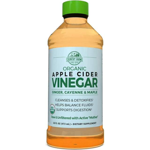 Country Farms Organic Apple Cider Vinegar Tonic, Cleanses and