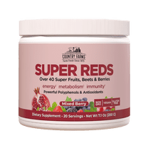 Country Farms Super Reds Drink Mix, Berry, 7.1 oz., 20 servings