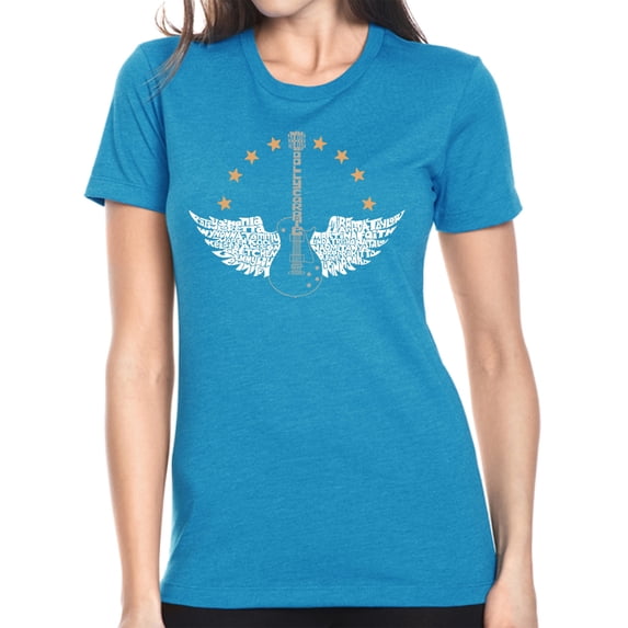 Country Female Singers - Women's Premium Blend Word Art T-Shirt