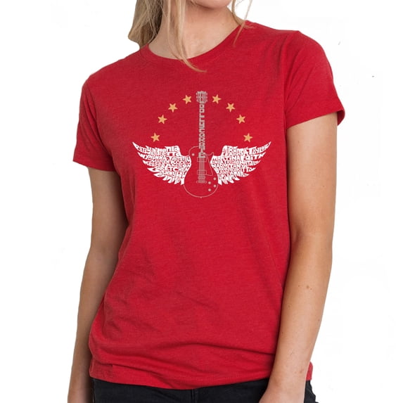 Country Female Singers - Women's Premium Blend Word Art T-Shirt