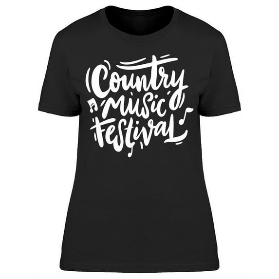Country Festival Hand Drawn T-Shirt Women -Image by Shutterstock, Female XX-Large