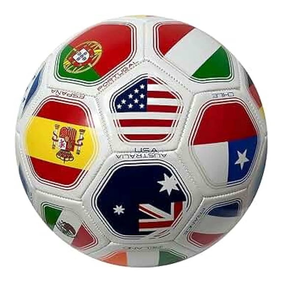 Country Flags Soccer Ball Size 5, World Club Teams, Flag Soccer Ball #5