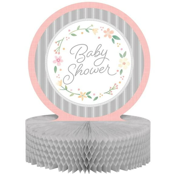 Country Floral Baby Shower Centerpiece