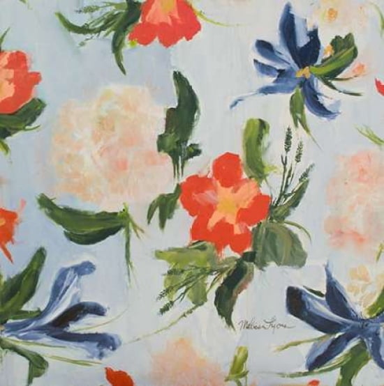 Country Floral Canvas Art - Melissa Lyons (24 x 24)